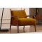 EMBA LUXURY- Cardea Wooden Leg Bergere Single Armchair Babyface Teddy Bukle fabric soft comfortable aesthetic wooden glossy polished armchair