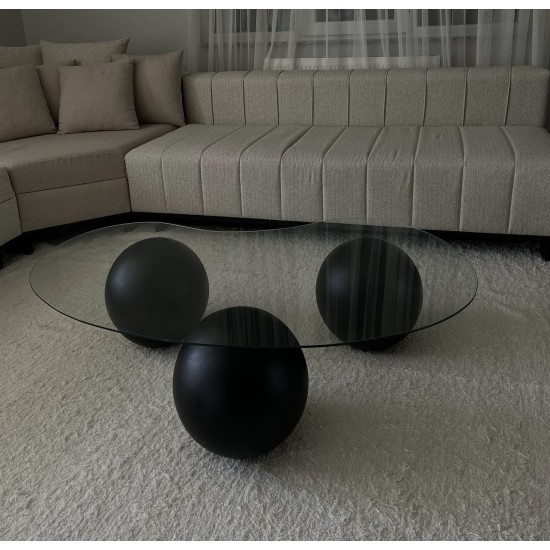 EMBA LUXURY- Bean Coffee Table Black