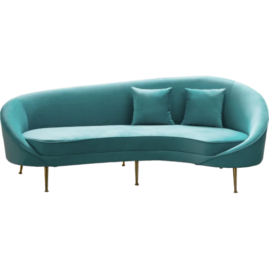 EMBA LUXURY- Bean Lucca Sofa oval waiting room lounge group triple double sofa armchair