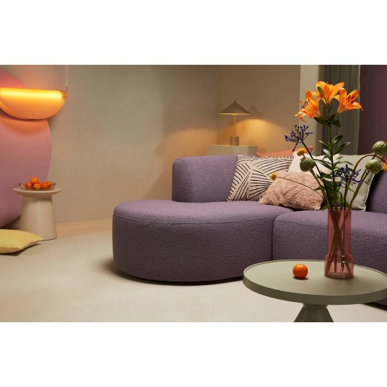 EMBA LUXURY- Bukle Corner Sofa Lilac