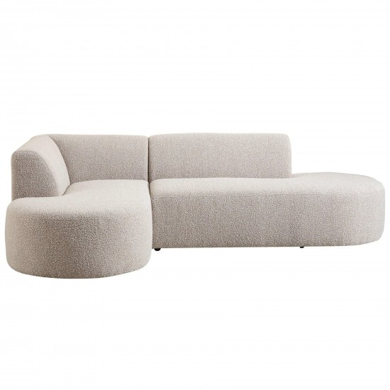 EMBA LUXURY- Curly corner Sofa Helva Color