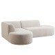 EMBA LUXURY- Curly corner Sofa Helva Color