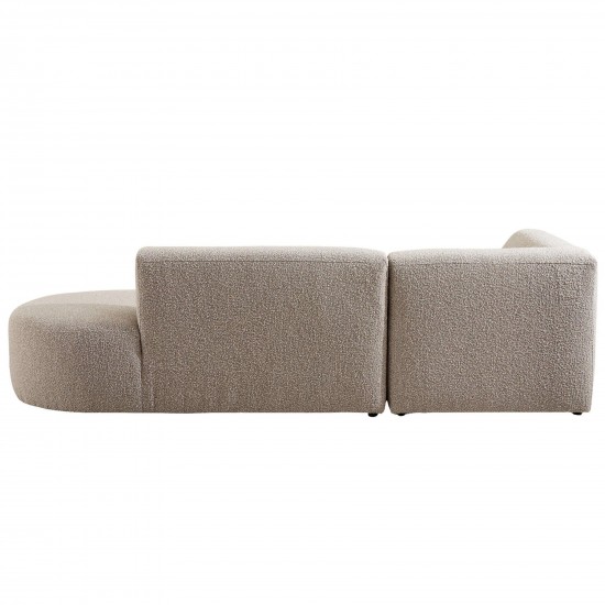 EMBA LUXURY- Curly corner Sofa Helva Color