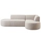 EMBA LUXURY- Curly corner Sofa Helva Color