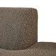 EMBA LUXURY- Bukle Corner Sofa Brown