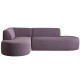 EMBA LUXURY- Bukle Corner Sofa Lilac