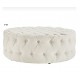 EMBA LUXURY- round quilted pouf 70cm diameter