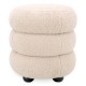 EMBA LUXURY- three-layer round cylinder pouf