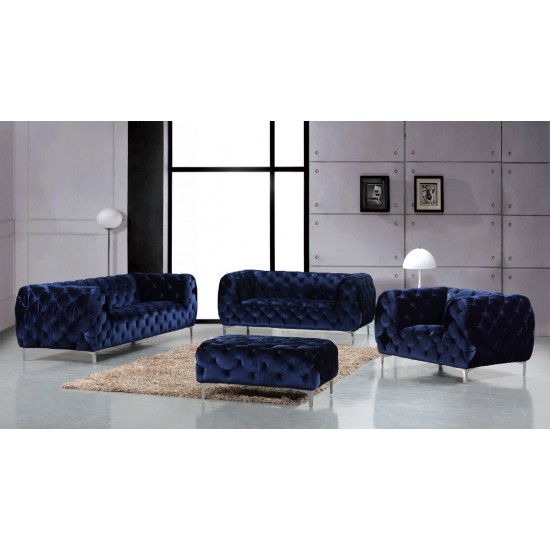 EMBA LUXURY-Sword foot quilted sofa set modern luxury