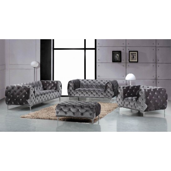 EMBA LUXURY-Sword foot quilted sofa set modern luxury