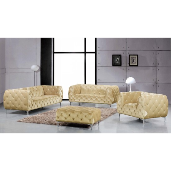 EMBA LUXURY-Sword foot quilted sofa set modern luxury