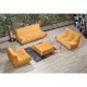 LARA striped split corner sofa set