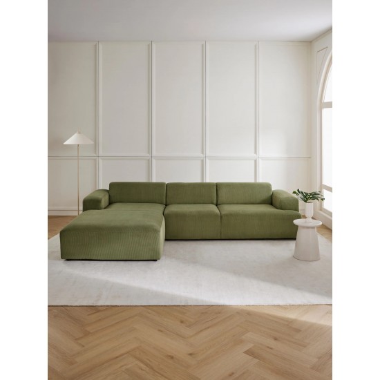 EMBA LUXURY- Large Corner Sofa Green