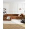 EMBA LUXURY- Logo Big Corner Sofa Brown