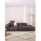 EMBA LUXURY- Logo Relaxing Corner Sofa Dark Gray