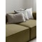 EMBA LUXURY- Logo Relaxing Corner Sofa Green