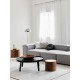 EMBA LUXURY- Logo Four-Seat Sofa Light Gray