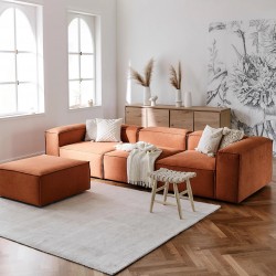 EMBA LUXURY- Logo Four-Seat Sofa Tile