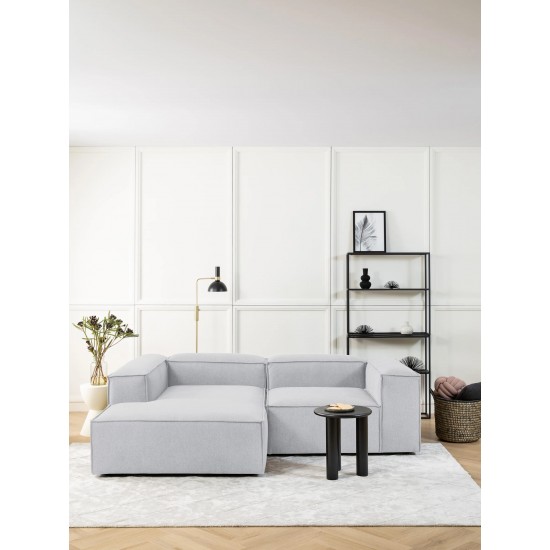 EMBA LUXURY- Logo Corner Sofa Gray