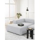 EMBA LUXURY- Logo Corner Sofa Gray