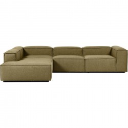 EMBA LUXURY- Logo Large Corner Sofa Green