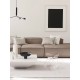 EMBA LUXURY- Logo Max Corner Sofa Cappuccino