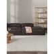 EMBA LUXURY- Logo Max Corner Sofa Dark Gray