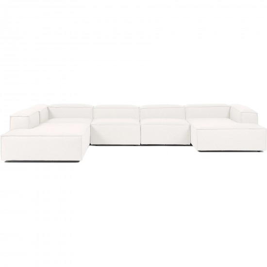 EMBA LUXURY- Logo Ultra Corner Sofa Cream