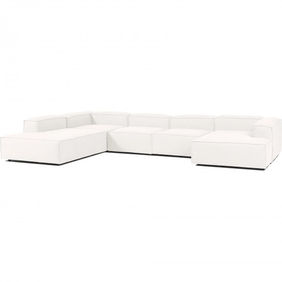 EMBA LUXURY- Logo Ultra Corner Sofa Cream