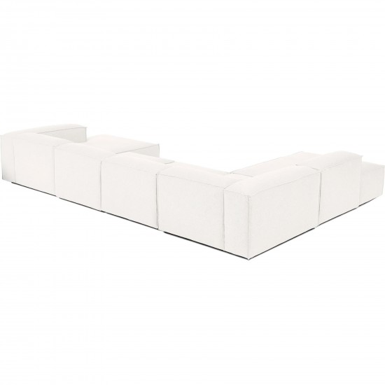 EMBA LUXURY- Logo Ultra Corner Sofa Cream