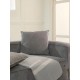 EMBA LUXURY- Logo Three Seater Sofa Gray