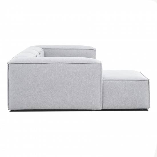 EMBA LUXURY- Logo Big Corner Sofa Anthracite