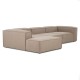 EMBA LUXURY- Logo Big Corner Sofa Cappuccino