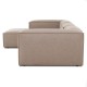 EMBA LUXURY- Logo Big Corner Sofa Cappuccino