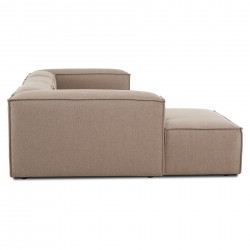 EMBA LUXURY- Logo Big Corner Sofa Cappuccino