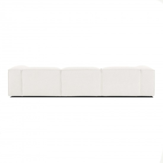 EMBA LUXURY- Logo Big Corner Sofa Cream