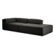 EMBA LUXURY- Logo Relaxing Corner Sofa Anthracite