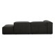 EMBA LUXURY- Logo Relaxing Corner Sofa Anthracite