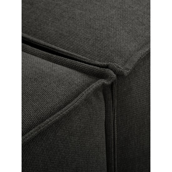 EMBA LUXURY- Logo Relaxing Corner Sofa Anthracite