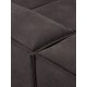 EMBA LUXURY- Logo Relaxing Corner Sofa Dark Gray