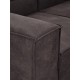 EMBA LUXURY- Logo Relaxing Corner Sofa Dark Gray