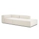 EMBA LUXURY- Logo Recreation Corner Sofa Cream