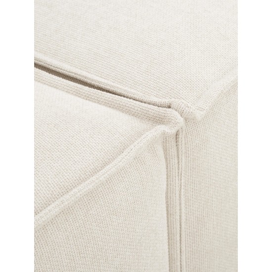 EMBA LUXURY- Logo Recreation Corner Sofa Cream