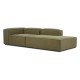 EMBA LUXURY- Logo Relaxing Corner Sofa Green