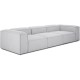 EMBA LUXURY- Logo Four-Seat Sofa Light Gray