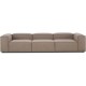 EMBA LUXURY- Logo Four-Seat Sofa Cappuccino