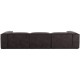 EMBA LUXURY- Logo Four-Seat Sofa Dark Gray