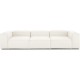 EMBA LUXURY- Logo Four-Seat Sofa Cream