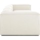 EMBA LUXURY- Logo Four-Seat Sofa Cream