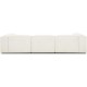 EMBA LUXURY- Logo Four-Seat Sofa Cream